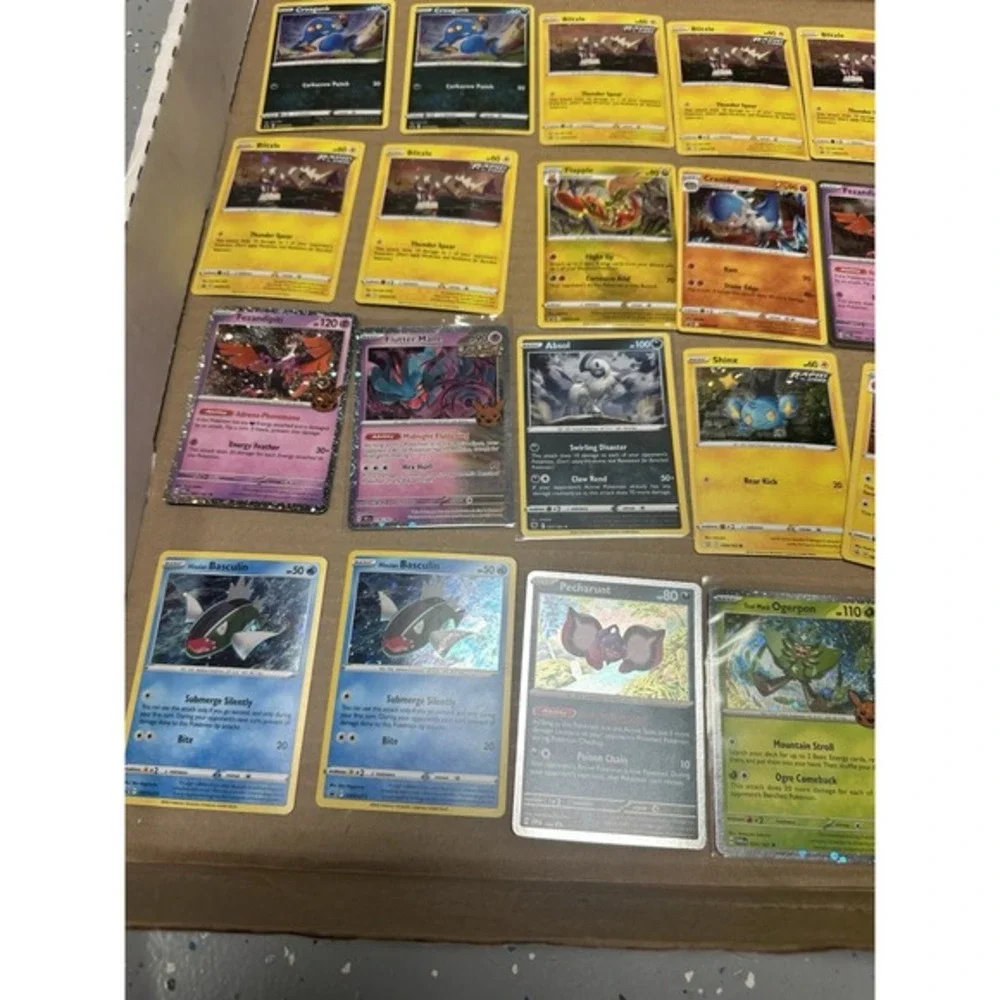25 pokemon cards with SWIRLS 🌀 All cosmos holos Nm-dmg promos‎